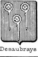Desaubrays Coat of Arms / Family Crest 0