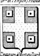 Desazars Coat of Arms / Family Crest 1