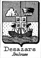Desazars Coat of Arms / Family Crest 0
