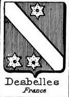 Desbelles Coat of Arms / Family Crest 0