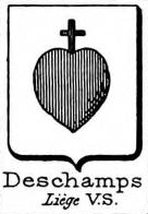 Deschamps Coat of Arms / Family Crest 12