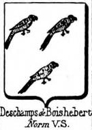 Deschamps Coat of Arms / Family Crest 14