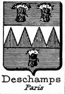 Deschamps Coat of Arms / Family Crest 4