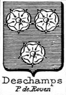 Deschamps Coat of Arms / Family Crest 6