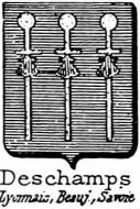 Deschamps Coat of Arms / Family Crest 9