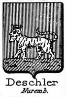 Deschler Coat of Arms / Family Crest 1
