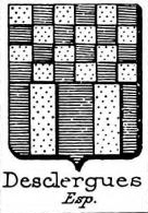 Desclergues Coat of Arms / Family Crest 0