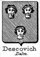 Descovich Coat of Arms / Family Crest 1