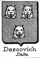 Descovich Coat of Arms / Family Crest 0