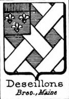 Deseillons Coat of Arms / Family Crest 0