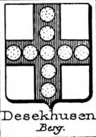 Desekhusen Coat of Arms / Family Crest 0