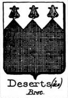 Deserts Coat of Arms / Family Crest 0