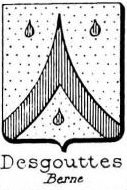 Desgouttes Coat of Arms / Family Crest 1