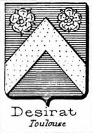 Desirat Coat of Arms / Family Crest 0