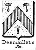 Desmaillets Coat of Arms / Family Crest 0