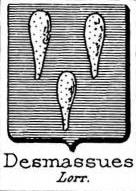 Desmassues Coat of Arms / Family Crest 0