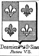 Desmier Coat of Arms / Family Crest 1