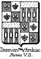 Desmiers Coat of Arms / Family Crest 0