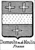 Desmoulin Coat of Arms / Family Crest 0