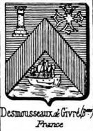 Desmousseaux Coat of Arms / Family Crest 0