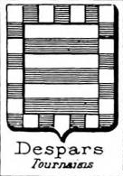 Despars Coat of Arms / Family Crest 1