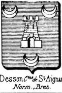 Desson Coat of Arms / Family Crest 0