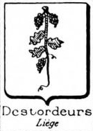 Destordeurs Coat of Arms / Family Crest 0