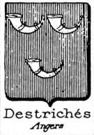 Destriches Coat of Arms / Family Crest 0