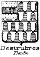 Destrubres Coat of Arms / Family Crest 0