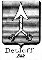 Detloff Coat of Arms / Family Crest 0