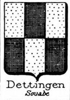 Dettingen Coat of Arms / Family Crest 2