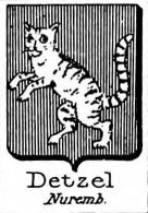 Detzel Coat of Arms / Family Crest 0