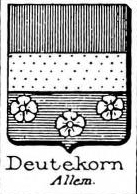 Deutekorn Coat of Arms / Family Crest 0