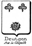 Deutgen Coat of Arms / Family Crest 0
