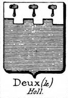 Deux Coat of Arms / Family Crest 0