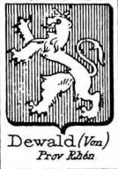 Dewall Coat of Arms / Family Crest 0