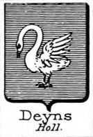 Deyns Coat of Arms / Family Crest 0