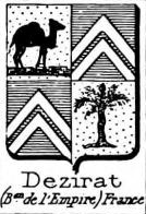 Dezirat Coat of Arms / Family Crest 0