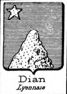 Dian Coat of Arms / Family Crest 1