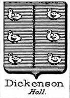 Dickenson Coat of Arms / Family Crest 0