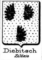 Diebitsch Coat of Arms / Family Crest 1
