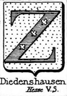 Diedenshausen Coat of Arms / Family Crest 0