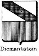 Diemantstein Coat of Arms / Family Crest 1