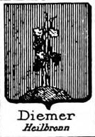 Diemer Coat of Arms / Family Crest 2