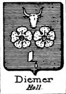 Diemer Coat of Arms / Family Crest 1
