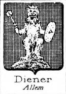 Diener Coat of Arms / Family Crest 2