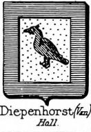 Diepenhorst Coat of Arms / Family Crest 0
