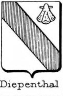 Diepenthal Coat of Arms / Family Crest 1