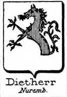 Dietherr Coat of Arms / Family Crest 1