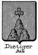 Dietiger Coat of Arms / Family Crest 0